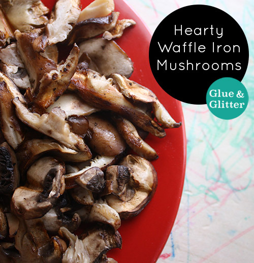 mushroom-recipe-waffle-iron